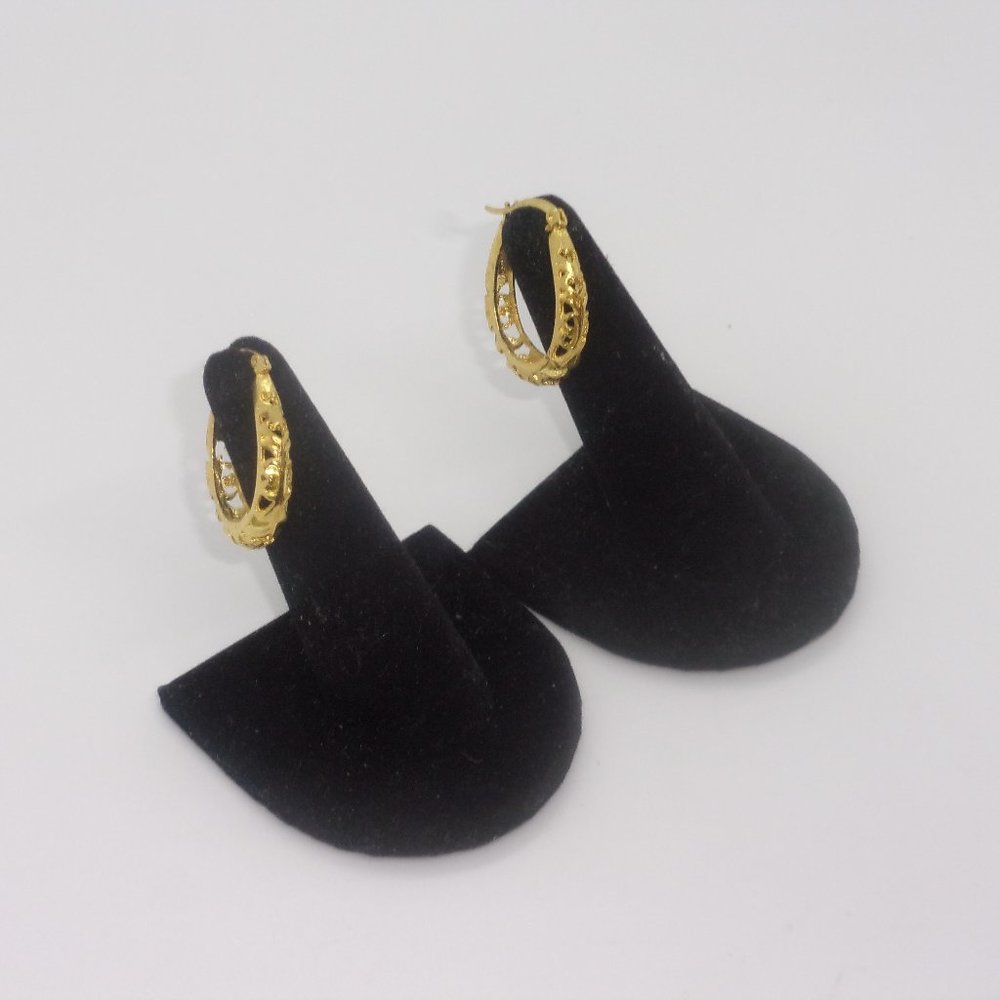NEW 18k Gold Hoop Earrings